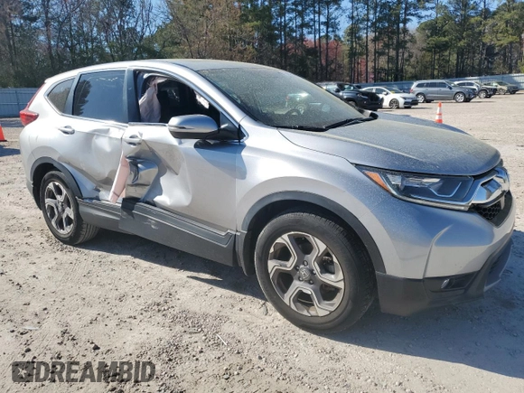 2018 Honda CR-V EX-L with VIN 7FARW1H81JE056901, listed as a Copart auction lot 50576385 with 17,431 mi miles and Salvage Title. Bid and sale history available at carsss.com. Image 4.