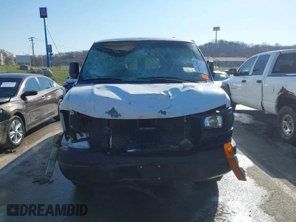 2011 Chevrolet Express Cargo Van with VIN 1GCWGGCA5B1112860, listed as a IAAI auction lot 41861159 with 533,977 mi miles. Bid and sale history available at carsss.com. Image 12.