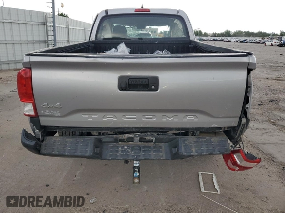 2017 Toyota Tacoma SR with VIN 5TFSX5EN4HX048433, listed as a Copart auction lot 60494905 with Not provided miles and Salvage title. Bid and sale history available at DreamBid. Image 6.