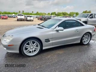 2003 Mercedes-Benz SL 500 with VIN WDBSK75F53F016106, listed as a Copart auction lot 63913325 with 66,058 mi miles and Clean title. Bid and sale history available at DreamBid. Image 1.