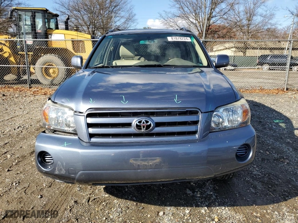 2005 Toyota Highlander with VIN JTEHD21A150039967, listed as a Copart auction lot 81878224 with 88,477 mi miles and Salvage Title. Bid and sale history available at carsss.com. Image 5.