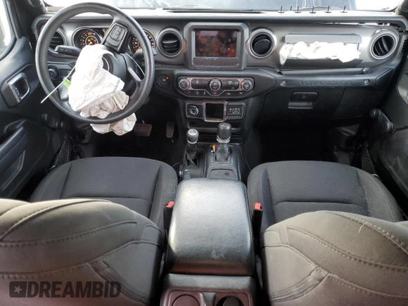 2023 Jeep Wrangler Sport with VIN 1C4HJXDG2PW546208, listed as a Copart auction lot 47779635 with 40,491 mi miles and Salvage Title. Bid and sale history available at DreamBid. Image 8.