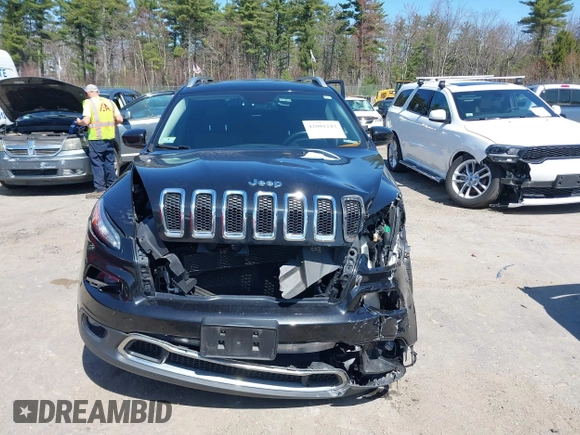 2014 Jeep Cherokee Limited with VIN 1C4PJMDS7EW247020, listed as a IAAI auction lot 42081243 with 46,499 mi miles. Bid and sale history available at carsss.com. Image 12.