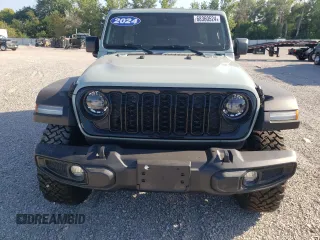 2024 Jeep Wrangler Sport S с VIN 1C4PJXDG6RW267276, выставлен на аукционе Copart как лот 68360524 с пробегом Не указан миль и Списание • Salvage title. История ставок и продаж доступна на DreamBid. Изображение 5.