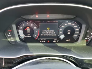 2021 Audi Q3 S line Premium Plus with VIN WA1EECF30M1117484, listed as a Copart auction lot 48607305 with 51,762 mi miles and Salvage Title. Bid and sale history available at DreamBid. Image 9.