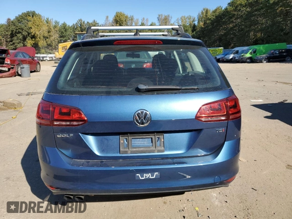 2016 Volkswagen Golf SportWagen TSI S with VIN 3VWC17AU2GM518796, listed as a Copart auction lot 75285994 with 83,535 mi miles and Salvage Title. Bid and sale history available at carsss.com. Image 6.