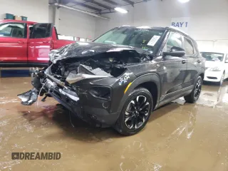 2021 Chevrolet TrailBlazer LT with VIN KL79MPSL2MB057500, listed as a Copart auction lot 47898905 with 75,775 mi miles and Salvage Title. Bid and sale history available at carsss.com. Image 1.