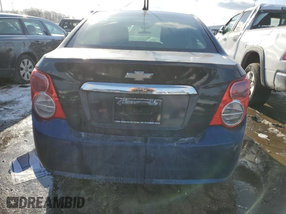 2013 Chevrolet Sonic LT with VIN 1G1JC5SB6D4252737, listed as a Copart auction lot 44770305 with 163,144 mi miles and Clean Title. Bid and sale history available at DreamBid. Image 6.
