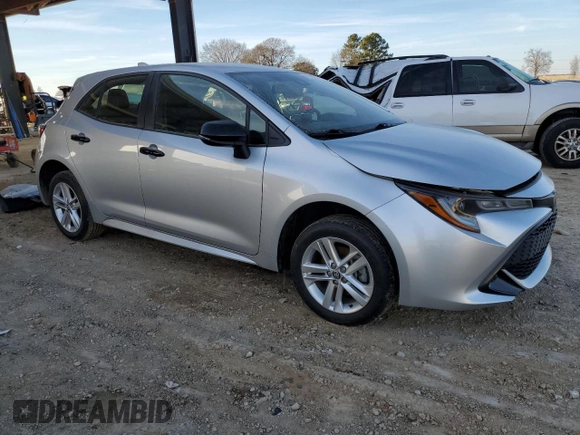 2021 Toyota Corolla Hatchback SE with VIN JTNB4MBE6M3125226, listed as a Copart auction lot 45642875 with 67,581 mi miles and Salvage Title. Bid and sale history available at carsss.com. Image 4.