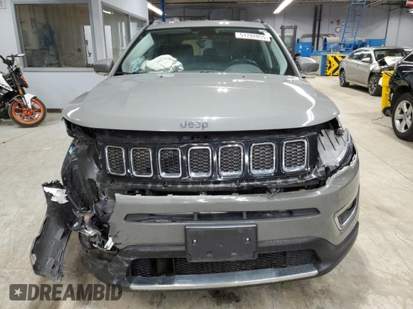 2021 Jeep Compass Limited with VIN 3C4NJDCB8MT524030, listed as a Copart auction lot 51292855 with 69,328 mi miles and Salvage Title. Bid and sale history available at carsss.com. Image 5.