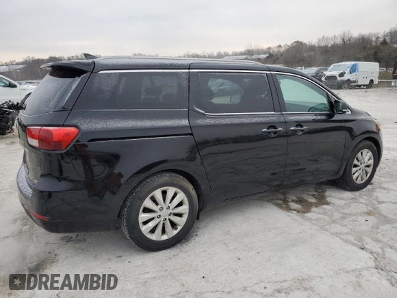2015 Kia Sedona SX with VIN KNDMC5C18F6046756, listed as a Copart auction lot 83038714 with 115,791 mi miles and Clean Title. Bid and sale history available at carsss.com. Image 3.