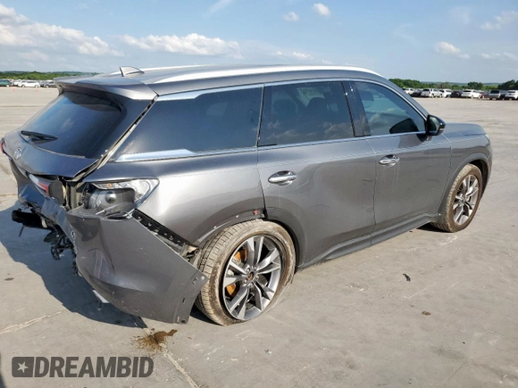 2023 Infiniti QX60 Luxe с VIN 5N1DL1FS8PC350794, выставлен на аукционе Copart как лот 55070775 с пробегом 30 667 миль миль и Списание • Salvage title. История ставок и продаж доступна на DreamBid. Изображение 3.