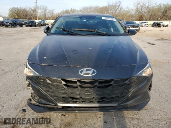 2021 Hyundai Elantra SEL with VIN 5NPLM4AGXMH025713, listed as a Copart auction lot 50679465 with 33,533 mi miles and Salvage Title. Bid and sale history available at carsss.com. Image 5.