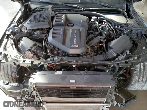 2022 BMW M4 Competition xDrive with VIN WBS33BA07NCJ88013, listed as a Copart auction lot 39520374 with 12,849 mi miles. Bid and sale history available at carsss.com. Image 11.