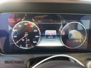 2020 Mercedes-Benz E 350 with VIN WDDZF8EB7LA732564, listed as a Copart auction lot 53996955 with 35,743 mi miles and Salvage Title. Bid and sale history available at DreamBid. Image 9.