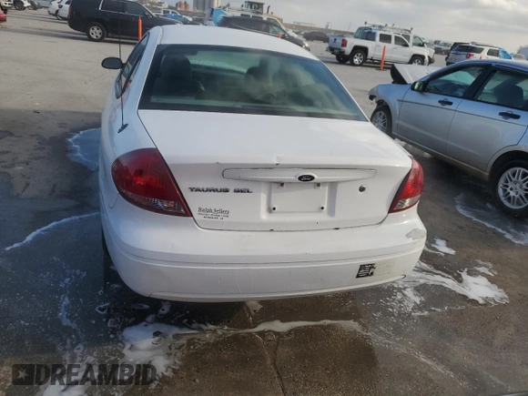 2006 Ford Taurus SEL with VIN 1FAFP56U96A164658, listed as a Copart auction lot 43948635 with Not provided miles and Salvage title. Bid and sale history available at DreamBid. Image 6.