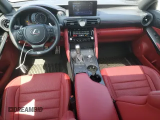 2024 Lexus IS 350 F Sport with VIN JTHGZ1B23R5081759, listed as a Copart auction lot 58436035 with 8,348 mi miles and Salvage title. Bid and sale history available at DreamBid. Image 8.