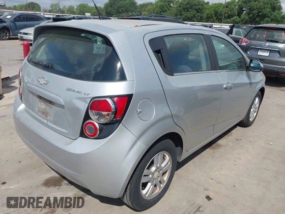 2013 Chevrolet Sonic LT with VIN 1G1JC6SH4D4120148, listed as a IAAI auction lot 42053784 with 166,369 mi miles. Bid and sale history available at carsss.com. Image 4.