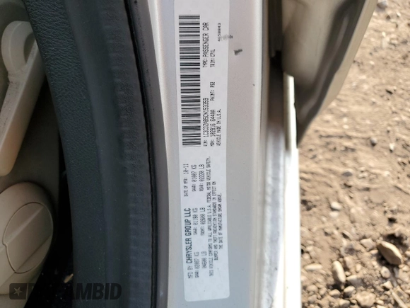 2012 Dodge Avenger SE with VIN 1C3CDZAB5CN153359, listed as a Copart auction lot 46983825 with 180,264 mi miles and Salvage Title. Bid and sale history available at DreamBid. Image 12.
