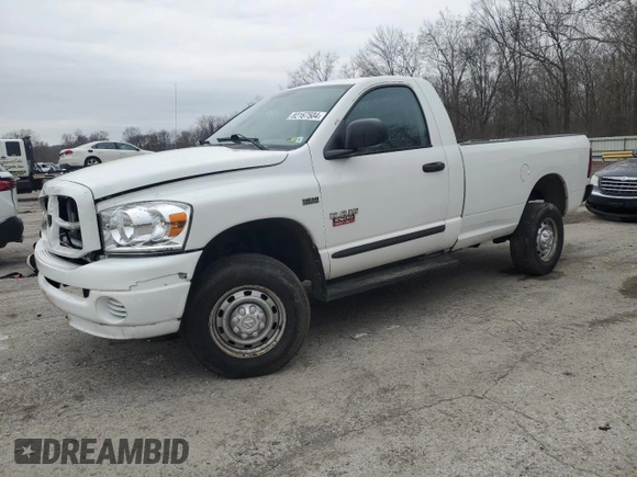2008 Dodge 2500 ST z VIN 3D6WS26DX8G247943, wystawiony jako Copart lot #82167504 z przebiegiem 250 624 mil mil oraz Szkoda całkowita • Salvage title. Historia ofert i sprzedaży dostępna na DreamBid. Obrazek 1.