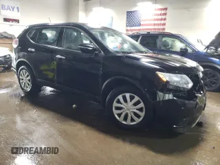 2015 Nissan Rogue SV with VIN KNMAT2MV2FP587220, listed as a Copart auction lot 52145405 with 200,366 mi miles and Salvage Title. Bid and sale history available at DreamBid. Image 4.