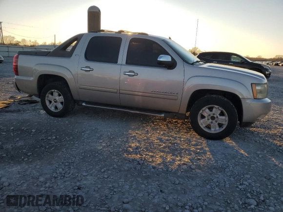 2007 Chevrolet Avalanche 3LT with VIN 3GNEC12067G253384, listed as a Copart auction lot 89404815 with 254,203 mi miles and Salvage title. Bid and sale history available at DreamBid. Image 4.