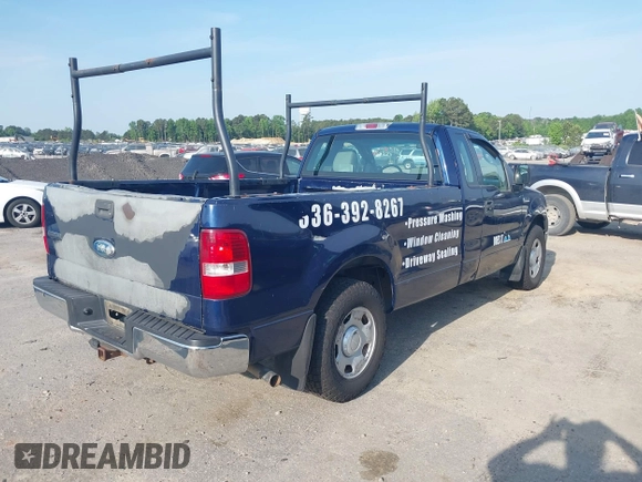 2008 Ford F-150 XL with VIN 1FTRF12W18KD24863, listed as a IAAI auction lot 42158875 with 180,388 mi miles. Bid and sale history available at carsss.com. Image 4.