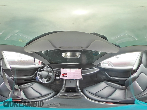 2018 Tesla Model 3 Long Range Battery with VIN 5YJ3E1EAXJF031944, listed as a Copart auction lot 53619445 with 146,031 mi miles and Salvage Title. Bid and sale history available at DreamBid. Image 14.