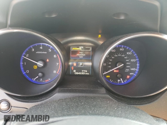 2015 Subaru Outback Premium with VIN 4S4BSADC1F3252517, listed as a Copart auction lot 59665585 with 94,533 mi miles and Salvage title. Bid and sale history available at DreamBid. Image 9.