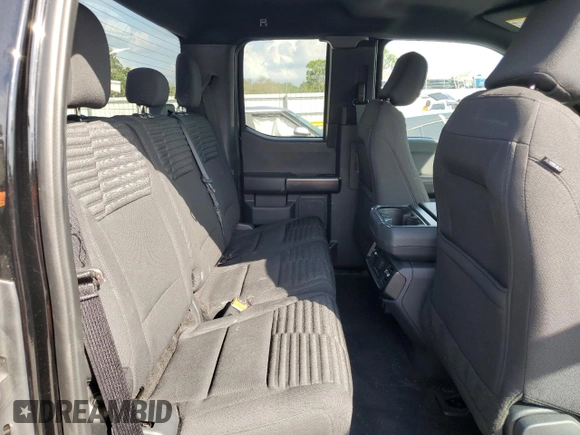 2023 Ford F-150 XL with VIN 1FTEX1EP1PFB25819, listed as a Copart auction lot 46221625 with 20,676 mi miles and Salvage title. Bid and sale history available at DreamBid. Image 10.