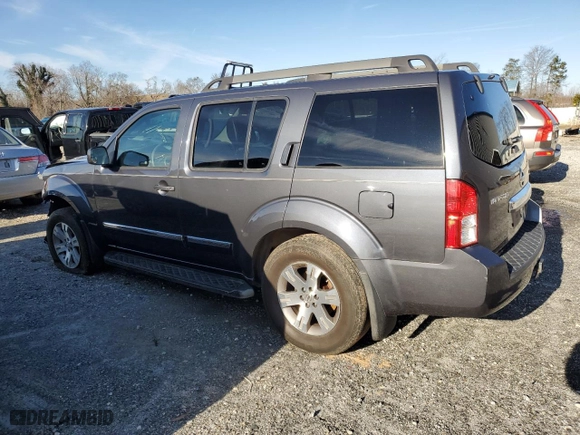 2011 Nissan Pathfinder Silver with VIN 5N1AR1NN5BC631456, listed as a Copart auction lot 45271835 with 258,360 mi miles and Salvage Title. Bid and sale history available at carsss.com. Image 2.