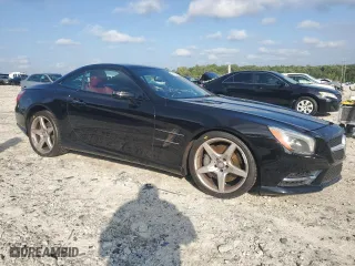 2015 Mercedes-Benz SL-Class SL 550 with VIN WDDJK7DA7FF034796, listed as a Copart auction lot 71477874 with 53,842 mi miles and Salvage Title. Bid and sale history available at carsss.com. Image 4.