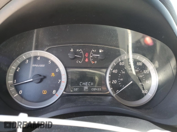 2013 Nissan Sentra S with VIN 3N1AB7AP2DL698786, listed as a Copart auction lot 54260425 with 108,433 mi miles and Salvage Title. Bid and sale history available at DreamBid. Image 9.