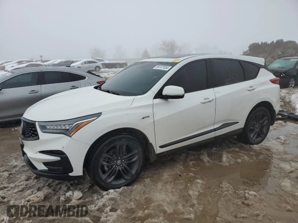 2021 Acura RDX w/A-Spec Package with VIN 5J8TC2H60ML801879, listed as a Copart auction lot 84137454 with 0 mi miles and Clean Title. Bid and sale history available at carsss.com. Image 1.