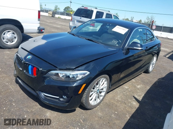 2016 BMW 2 Series 228i with VIN WBA1F9C5XGV545664, listed as a IAAI auction lot 39327505 with 94,583 mi miles. Bid and sale history available at carsss.com. Image 2.