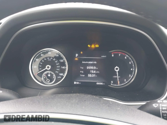 2021 Genesis GV80 with VIN KMUHCESC9MU063172, listed as a IAAI auction lot 41485442 with 69,590 mi miles and . Bid and sale history available at DreamBid. Image 7.