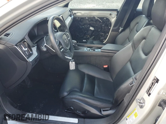 2021 Volvo S60 Inscription with VIN 7JRA22TL0MG095593, listed as a Copart auction lot 75565204 with 39,605 mi miles and Salvage Title. Bid and sale history available at carsss.com. Image 7.