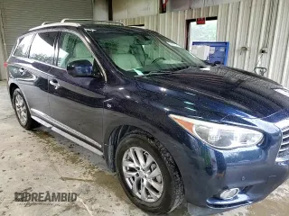 2015 Infiniti QX60 with VIN 5N1AL0MM6FC556695, listed as a Copart auction lot 56818345 with 139,502 mi miles and Salvage title. Bid and sale history available at DreamBid. Image 13.