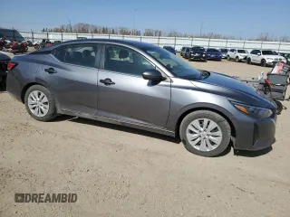 2024 Nissan Sentra S with VIN 3N1AB8BV9RY369581, listed as a Copart auction lot 54265485 with 47,459 mi miles and Salvage Title. Bid and sale history available at carsss.com. Image 4.