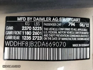2013 Mercedes-Benz E-Class E 350 Luxury with VIN WDDHF8JB2DA669070, listed as a Copart auction lot 49329595 with 75,780 mi miles and Salvage Title. Bid and sale history available at carsss.com. Image 12.