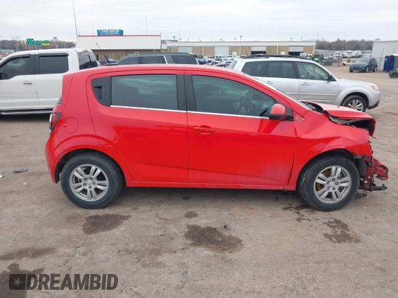 2014 Chevrolet Sonic LT with VIN 1G1JC6SH9E4111348, listed as a IAAI auction lot 41539076 with 70,252 mi miles. Bid and sale history available at carsss.com. Image 14.