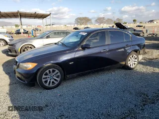 2007 BMW 3 Series 328i with VIN WBAVC53597FZ76428, listed as a Copart auction lot 47810725 with 138,250 mi miles and Salvage Title. Bid and sale history available at carsss.com. Image 1.