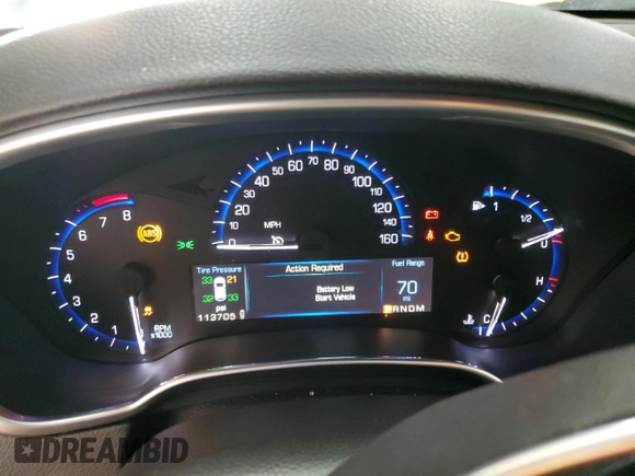 2015 Cadillac SRX Premium Collection with VIN 3GYFNGE30FS582507, listed as a Copart auction lot 51138505 with 113,705 mi miles and Salvage Title. Bid and sale history available at carsss.com. Image 9.