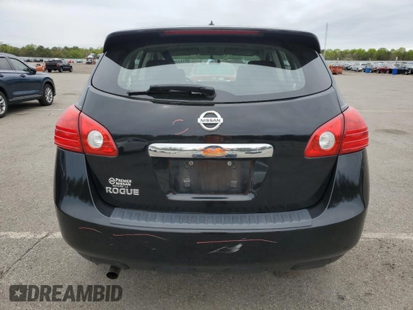2011 Nissan Rogue SV with VIN JN8AS5MT5BW185098, listed as a Copart auction lot 55133755 with 124,680 mi miles and Salvage Title. Bid and sale history available at DreamBid. Image 6.