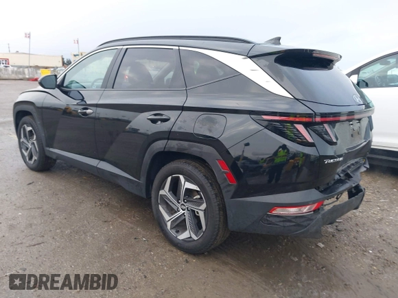 2023 Hyundai Tucson SEL with VIN 5NMJFCAE7PH162569, listed as a IAAI auction lot 41775805 with 40,537 mi miles and . Bid and sale history available at carsss.com. Image 3.