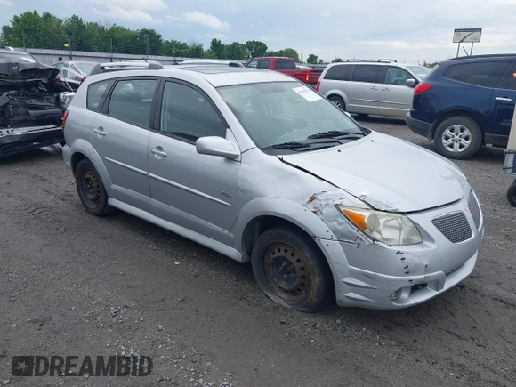 2007 Pontiac Vibe with VIN 5Y2SL658X7Z411431, listed as a IAAI auction lot 42181112 with 167,246 mi miles. Bid and sale history available at carsss.com. Image 1.