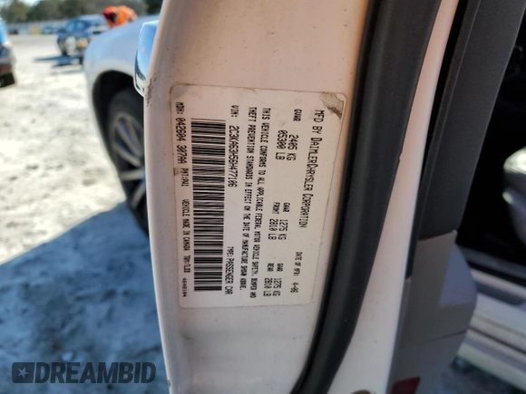 2006 Chrysler 300 C with VIN 2C3KA63H56H477106, listed as a Copart auction lot 48004705 with 174,593 mi miles and Salvage Title. Bid and sale history available at carsss.com. Image 13.