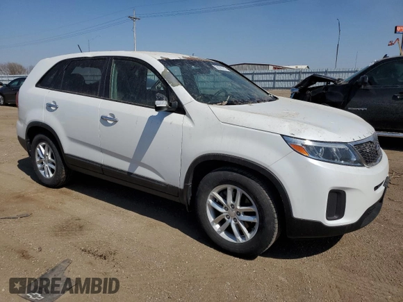 2014 Kia Sorento LX with VIN 5XYKT3A63EG524751, listed as a Copart auction lot 50578515 with 120,947 mi miles and Salvage Title. Bid and sale history available at carsss.com. Image 4.