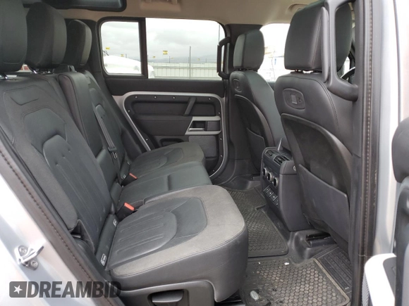 2020 Land Rover Defender HSE with VIN SALE1EEU9L2003444, listed as a Copart auction lot 55457225 with 27,092 mi miles and Salvage title. Bid and sale history available at DreamBid. Image 11.