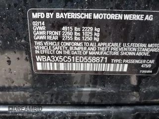 2014 BMW 3 Series 328i Gran Turismo xDrive z VIN WBA3X5C51ED558871, wystawiony jako IAAI lot #41940706 z przebiegiem 74 126 mil mil oraz . Historia ofert i sprzedaży dostępna na DreamBid. Obrazek 9.